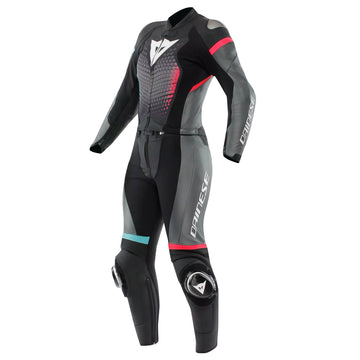 FULMINEA - WOMEN'S TWO-PIECE LEATHER SUIT - PINK