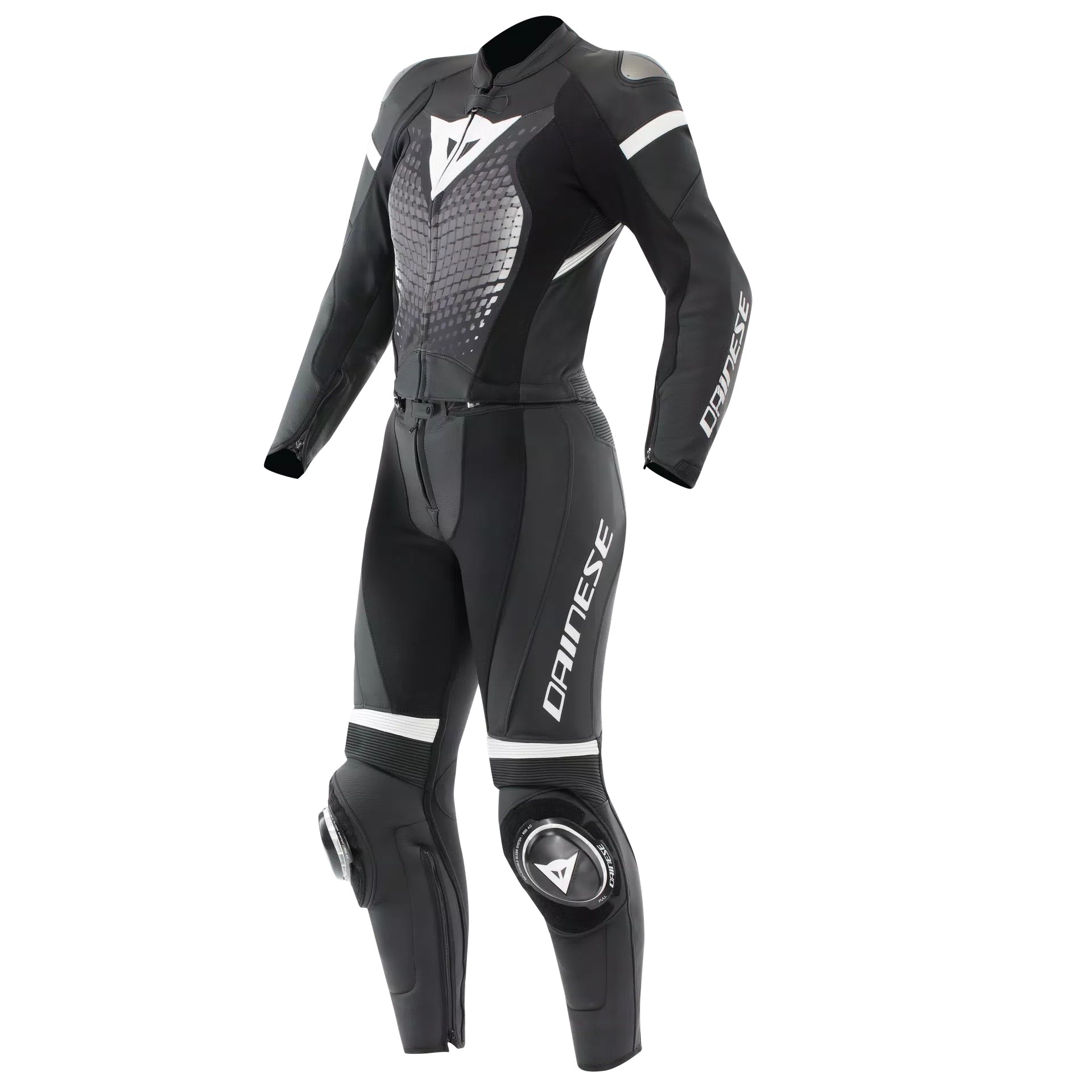FULMINEA - WOMEN'S TWO-PIECE LEATHER SUIT - WHITE