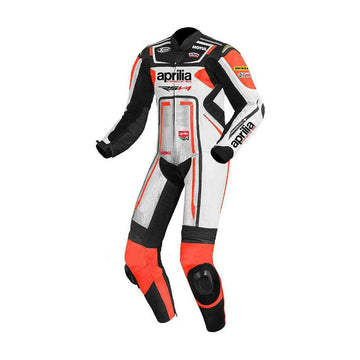 Men's APRILLIA Motorbike One piece Leather Racing Suit
