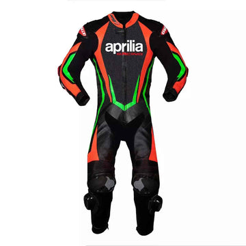 Men's Aprilia Motorcycle Leather Racing Suit