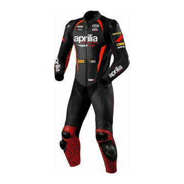 Men's Aprilia RS4 Leather Motorbike Racing Suit