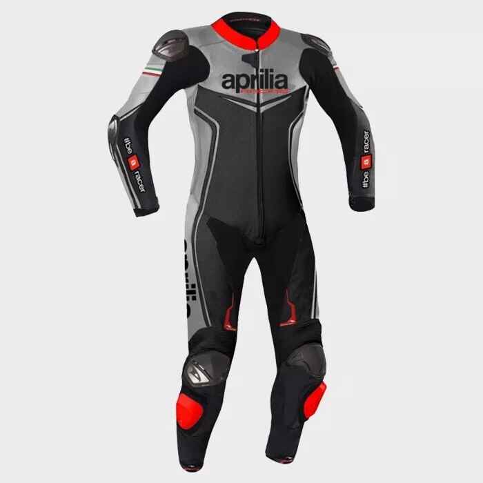 Men's Aprilia V4 one Piece Leather Suit