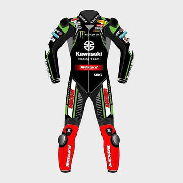 Men's Kawasaki Leon Haslam WSBK Racing Suit 2019