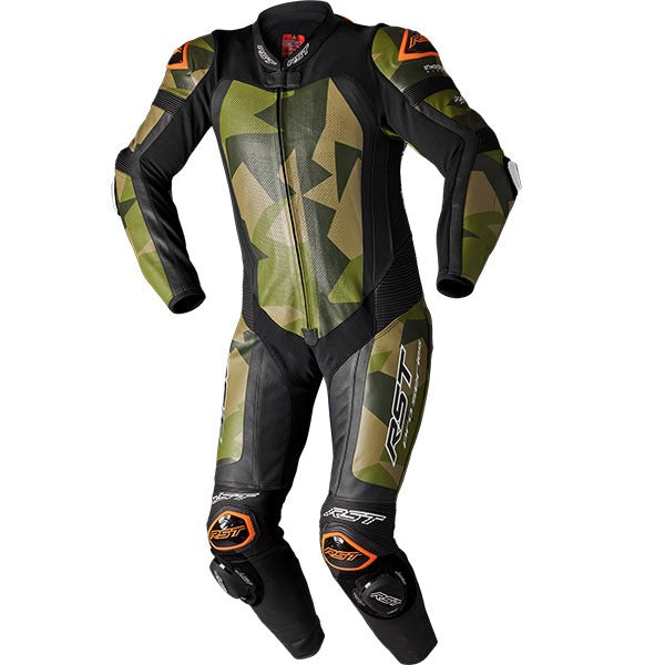 Men's RST Pro Series Evo Limited Edition Airbag CE One Piece Leather Suit - Camo