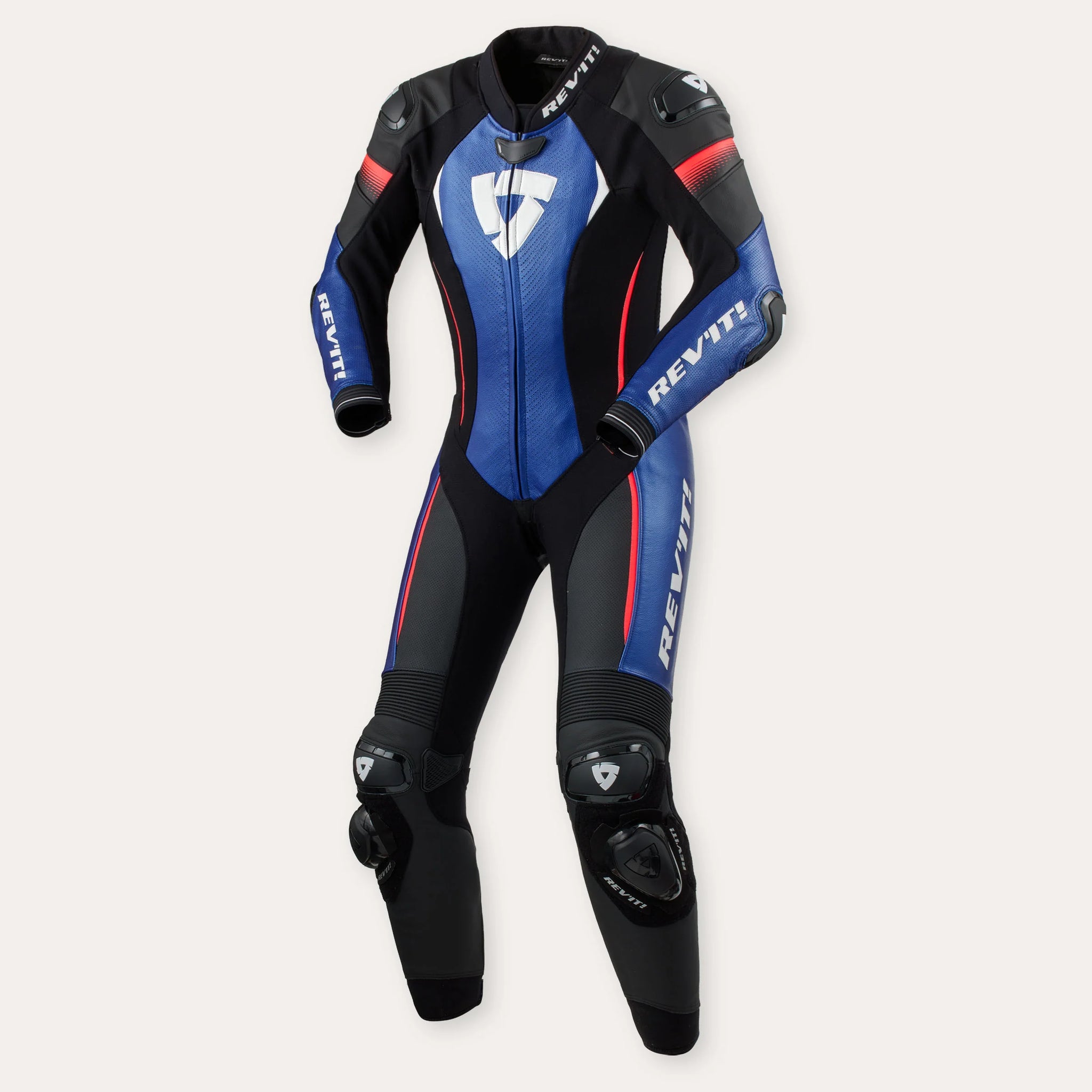 Women's One Piece Xena Motorcycle Suit - Blue