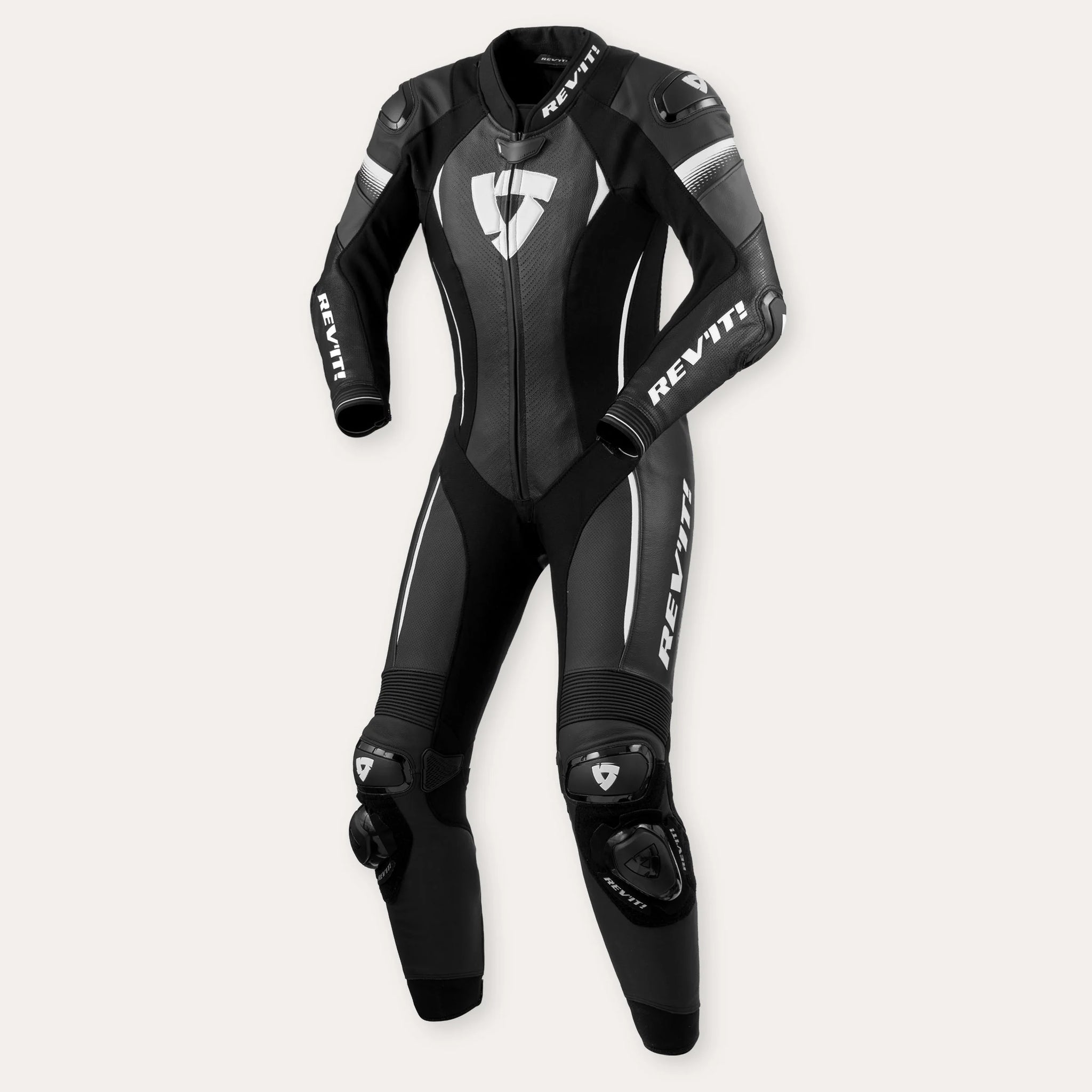 Women's One Piece Xena Motorcycle Suit - Black